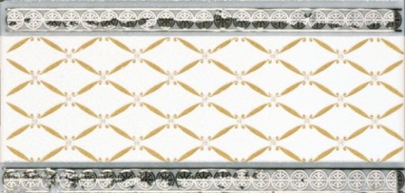 Керамическая плитка CENEFA DELIS BLANCO SILVER 20X10 / коллекция NOBLESSE-LORD / производитель APE & ALMERA / страна Испания