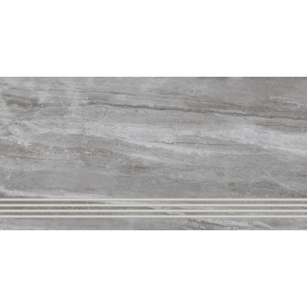 Керамогранит Ступень Аспен темно-серый (6860-0070) 30х60 ( 5 шт.) керамогранит / коллекция Аспен LASSELSBERGER / производитель LB-CERAMICS / страна Россия