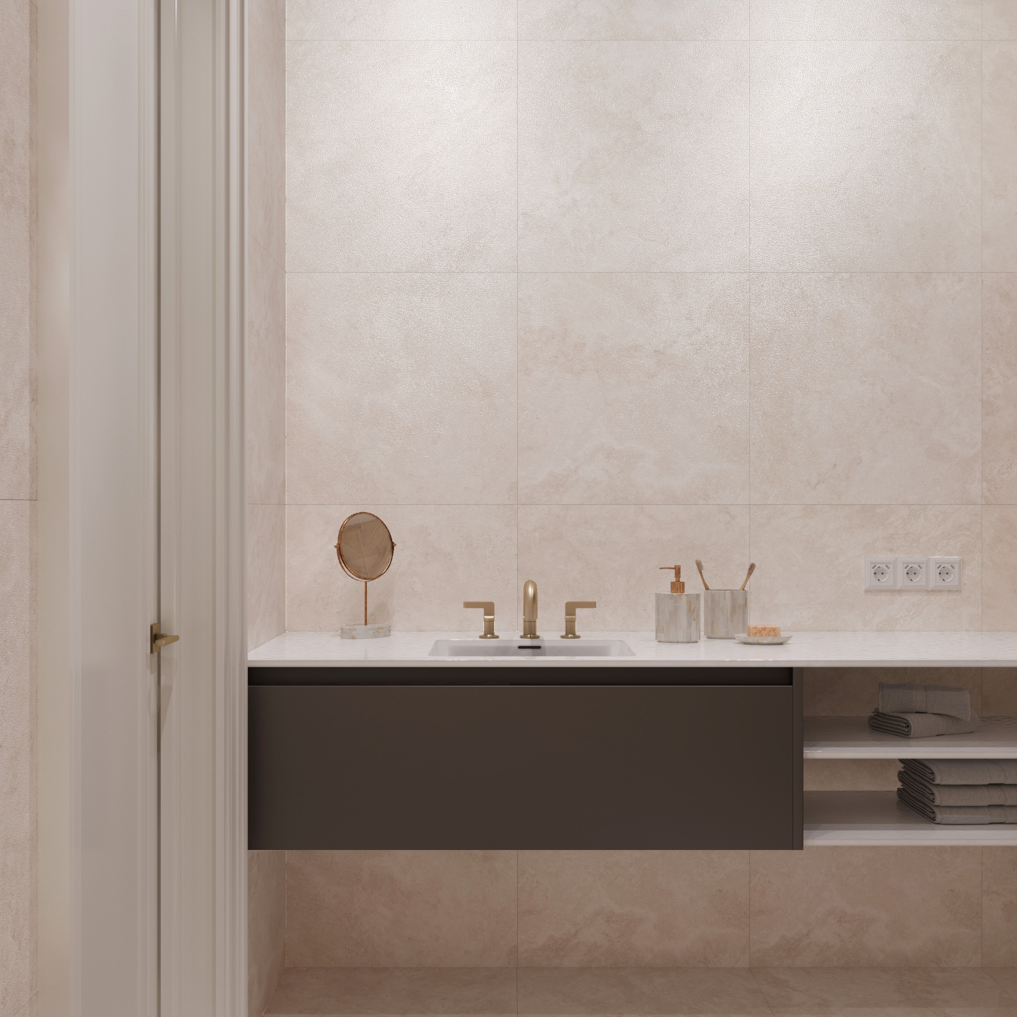Керамогранит ARAWAK WHITE / коллекция arcadiaceramica / производитель Arcadia Ceramica / страна Индия