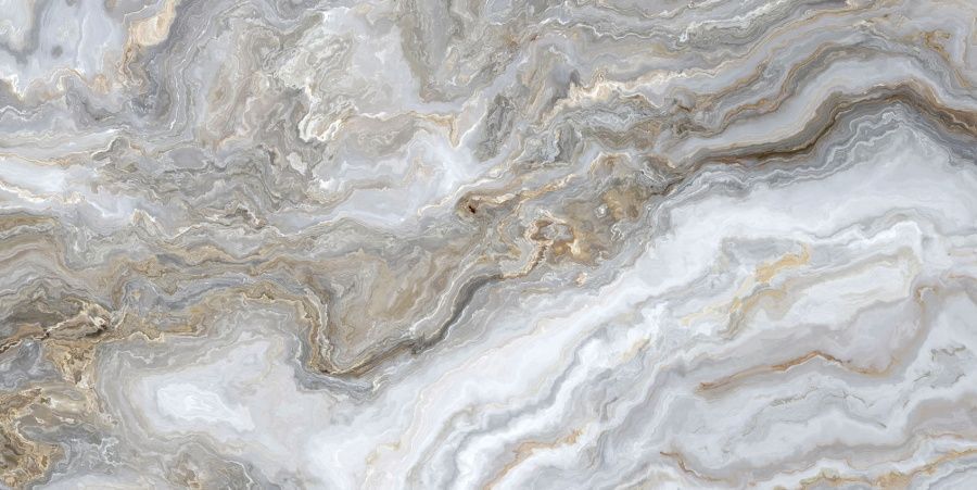 Керамическая плитка Керамогранит Ambassador 60x120 Arabesque Grey Polished 60x120 / коллекция Ambassador 60x120 / производитель Neodom / страна Индия