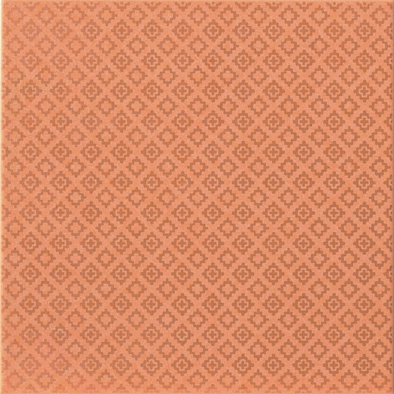 Керамогранит Декор керамич. FANCY ORANGE PATTERN SHINY,  8мм, 20x20 / коллекция Fancy / производитель Atlas Concorde Italy / страна Италия