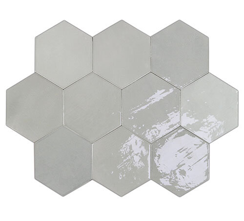 Керамическая плитка 122079 Плитка ZELLIGE HEXA GREY 10,8x12,4 см / коллекция ZELLIGE HEXA WOW / производитель WOW / страна Испания