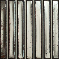 134904 КерГранит LONDON CALLING BARS SILVER 11,6x11,6 см