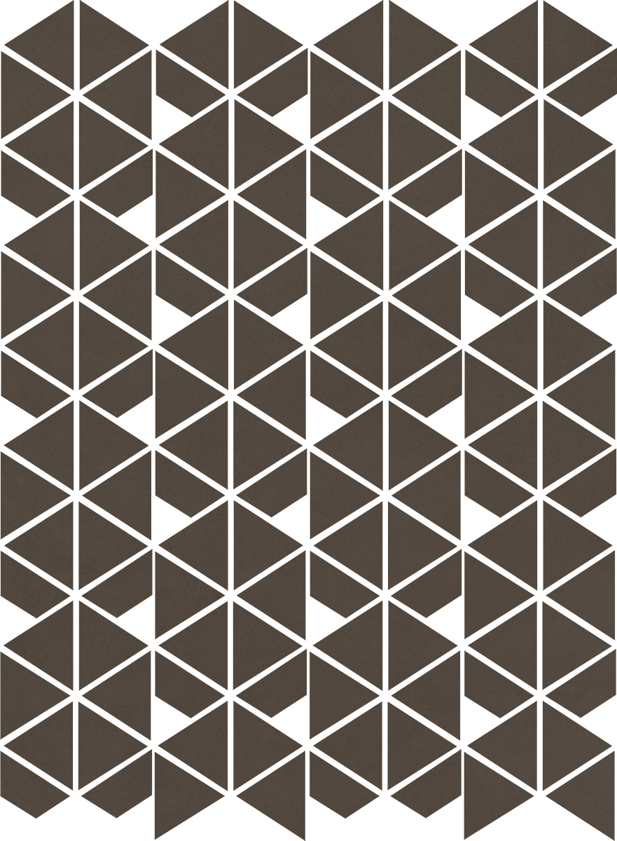 Керамическая плитка Керамогранит Cava Brown Mosaic. E. 22.8x27.8 / коллекция CAVA / производитель Living Ceramics / страна Испания