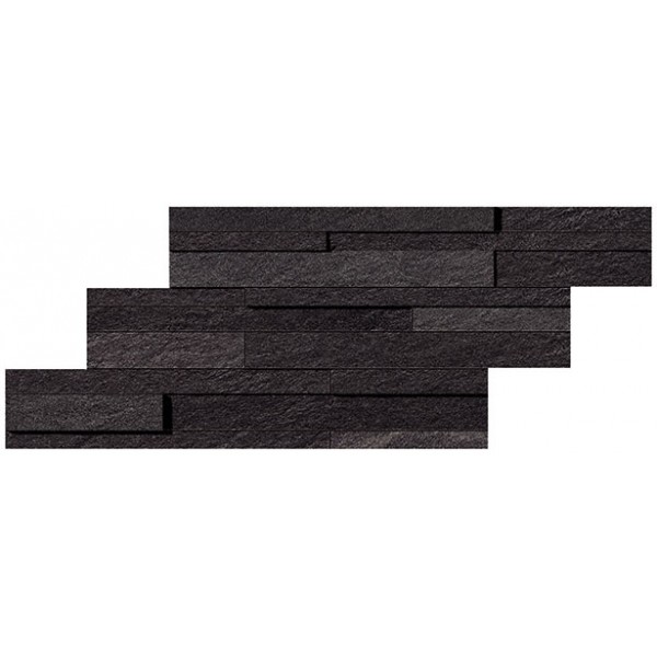 Керамогранит AN7N КерГранит KLIF DARK BRICK 3D 28x55 см / коллекция KLIF / производитель Atlas Concorde Italy / страна 