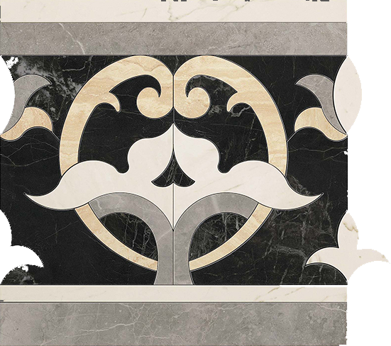 Керамогранит Декор керамич. MARVEL ELEGANCE FASCIA DARK,  9мм, 60x60 (ADVU) / коллекция MARVEL PRO / производитель Atlas Concorde Italy / страна Италия