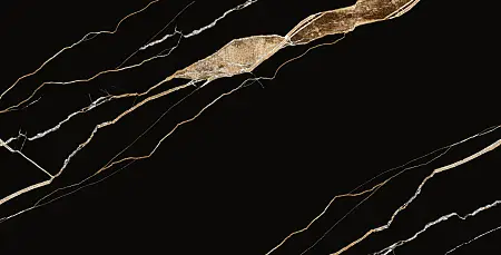 Керамогранит Плитка керамогранитная AZARIO VOLCANO BLACK 60х120 High Glossy (P3110821120HG) / коллекция VOLCANO BLACK AZARIO / производитель AZARIO / страна Индия