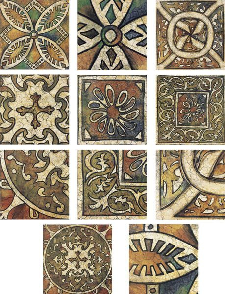 Керамическая плитка Decor Medievo 20х20 / коллекция BOLONIA / производитель Mainzu / страна Испания