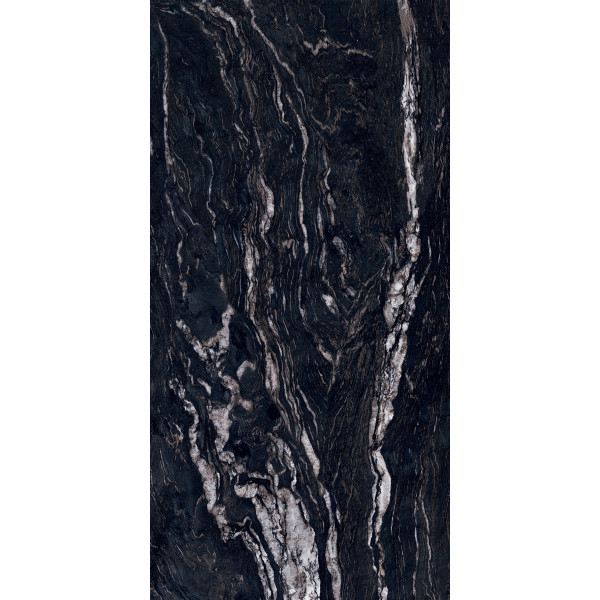 Керамогранит Керамическая плитка SENSI GEMS TITANIUM BLACK RET 60X120 / коллекция SENSI GEMS ABK / производитель ABK / страна Италия