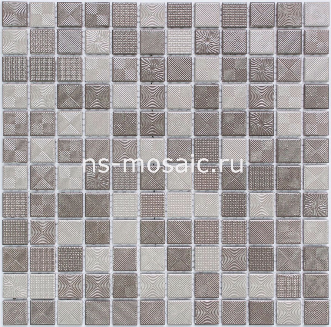 Мозаика PP2323-19 керамика матовая (23*23*5) 300*300 / коллекция PORCELAIN series / производитель NS-Mosaic / страна Китай