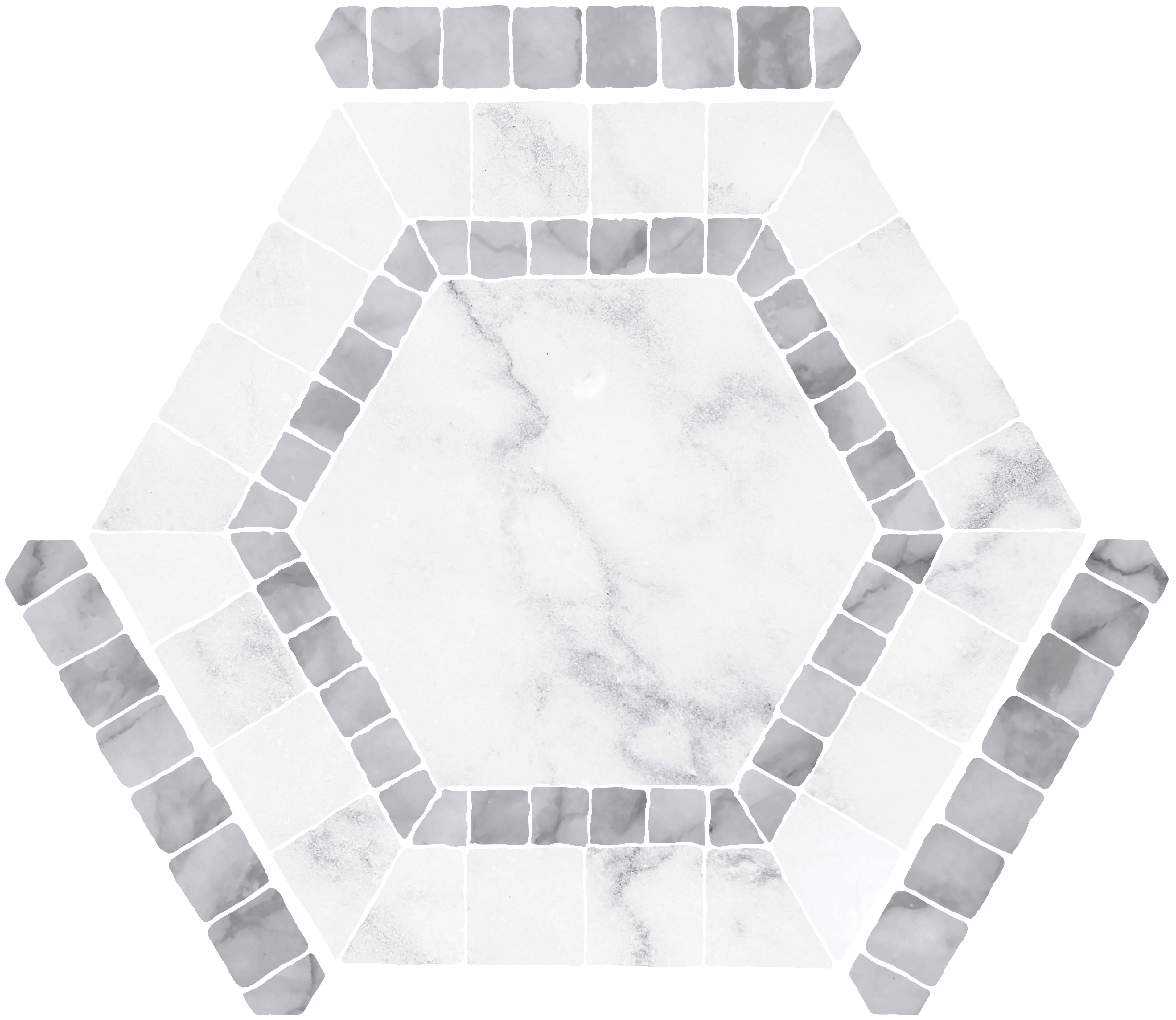 Керамогранит Керамогранит Monopole Ibiza White 22x25 / коллекция rkeramika Avant / производитель Monopole / страна Испания