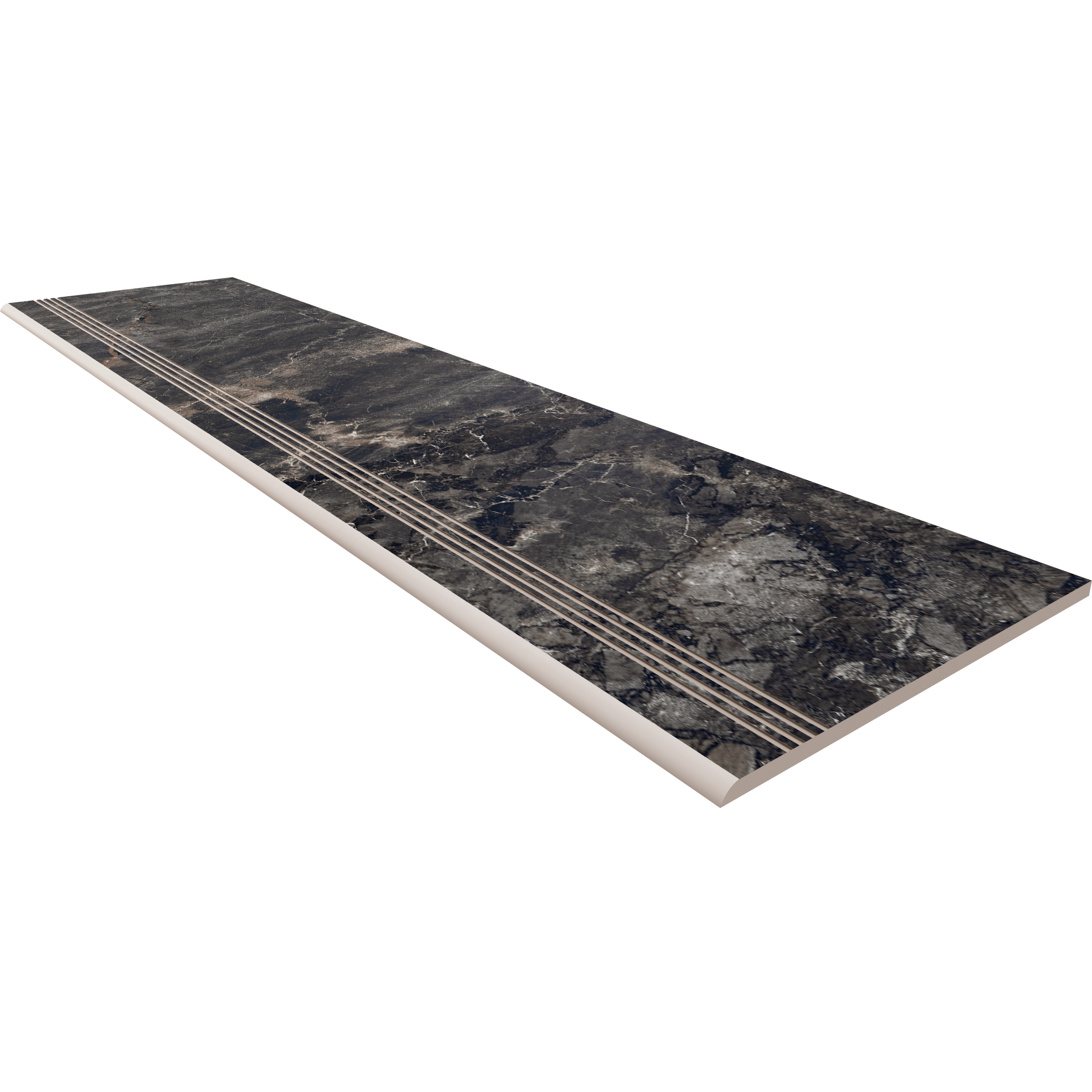 Керамическая плитка Ступень MOG501-30x120-Полир. (с насечками) / коллекция Marble ONLYGRES / производитель Onlygres / страна Россия