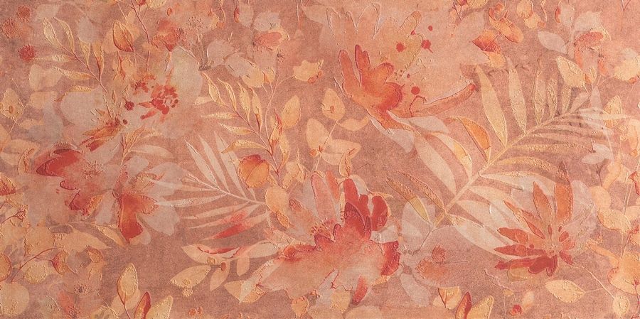 Керамическая плитка fQKZ Murals Flower Corten 80x160 RT / коллекция MURALS / производитель Fap Ceramiche / страна Италия
