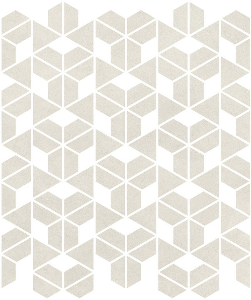 Керамическая плитка Керамогранит Cava White Mosaic. A. 22.8x27.8 / коллекция CAVA / производитель Living Ceramics / страна Испания