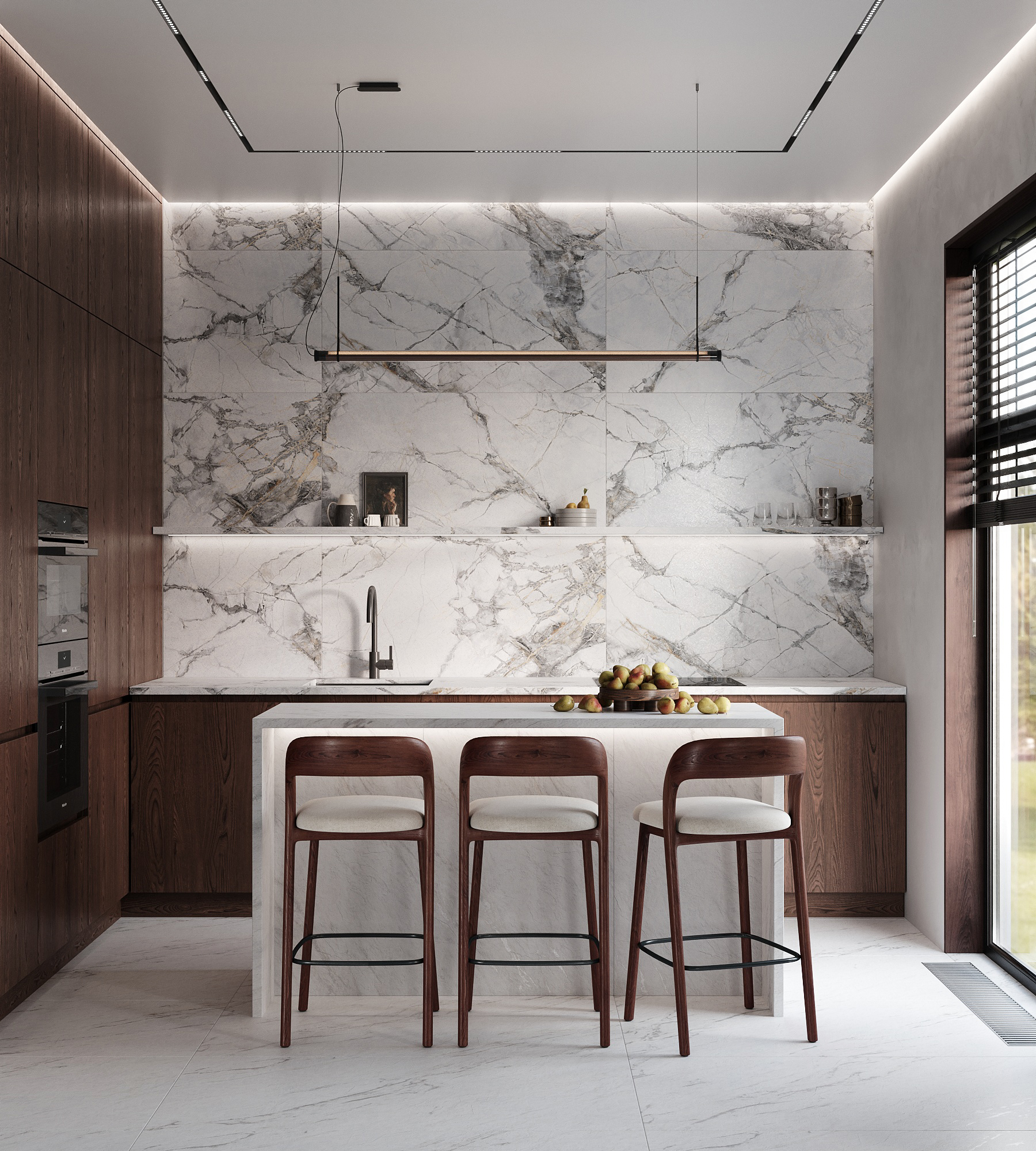 Керамогранит MALTA BIANCO LAPPATO / коллекция arcadiaceramica / производитель Arcadia Ceramica / страна Индия