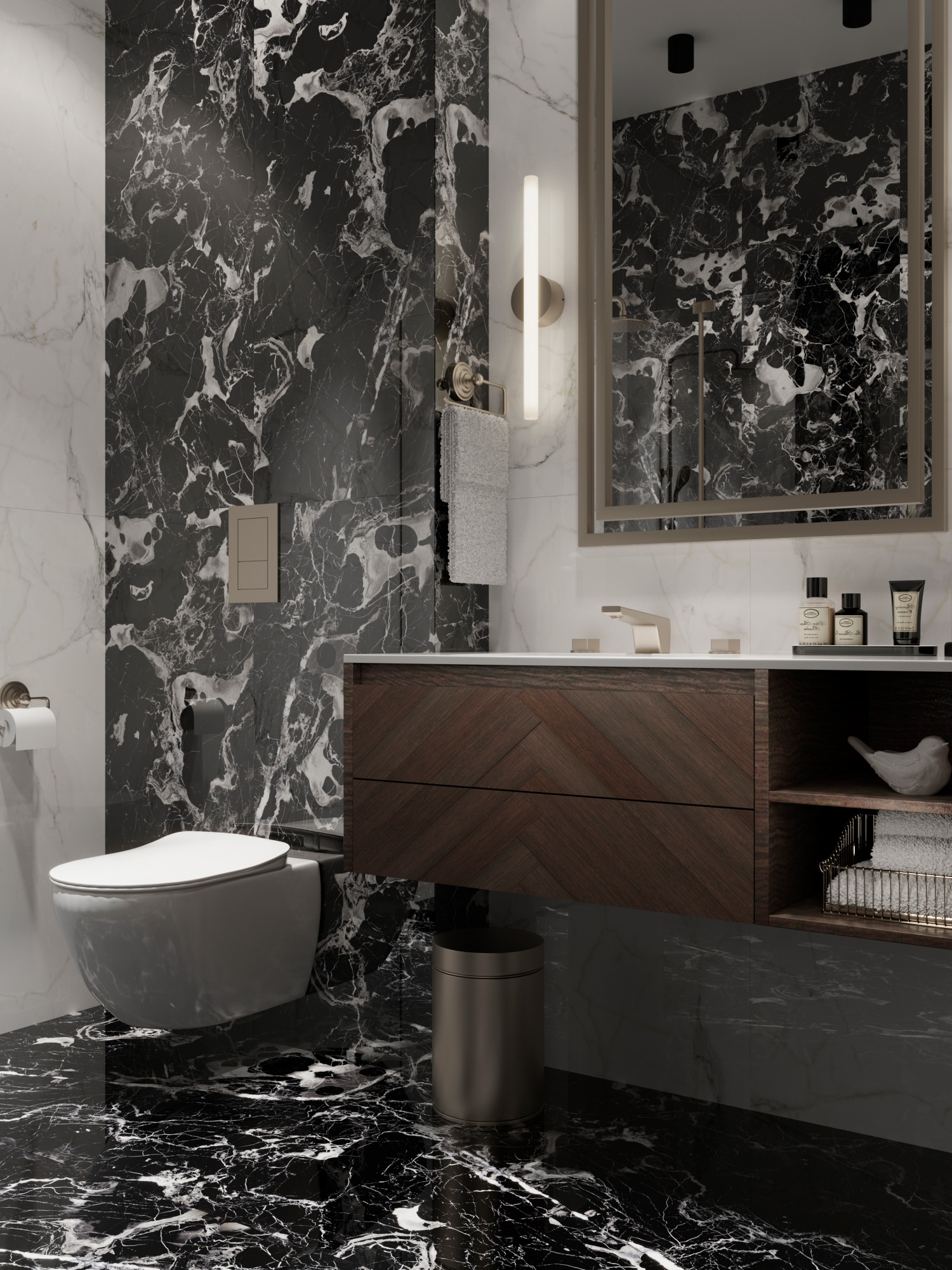 Керамогранит ELEGANT NERO / коллекция arcadiaceramica / производитель Arcadia Ceramica / страна Индия