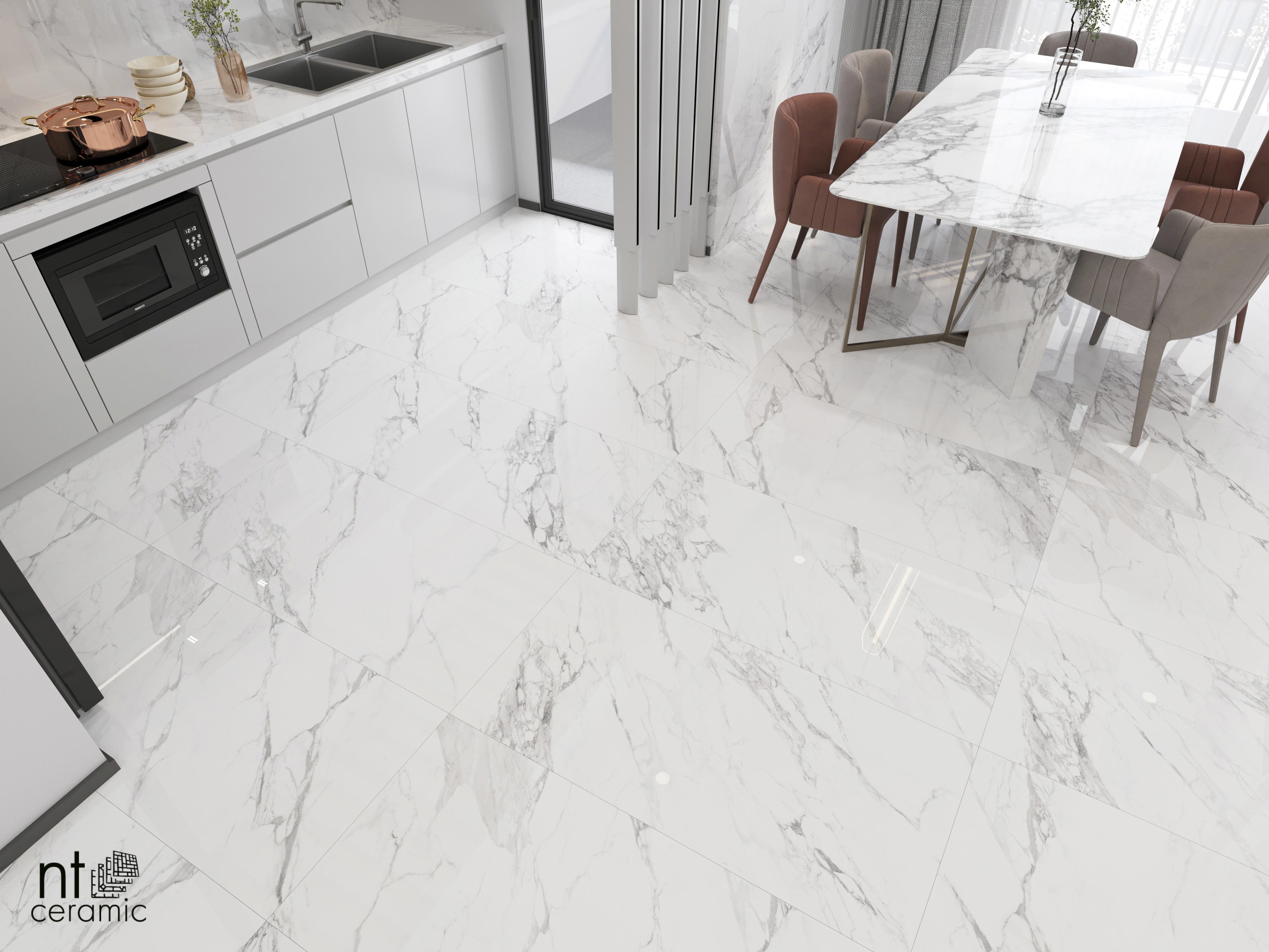 Керамогранит Керамогранит Artic statuario  Glossy 60 x 120 Глянец / коллекция Cemento / производитель NT CERAMIC / страна 