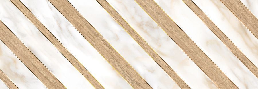Керамическая плитка Керамическая плитка Calacatta Oro Calacatta Oro Chevron 24.2x70 / коллекция CALACATTA ORO Eletto Ceramica / производитель Eletto Ceramica / страна Россия