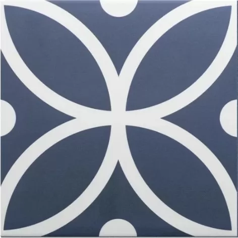 Керамогранит 30725 КерГранит RIVOLI BERGEN AZUL 20x20 см / коллекция Rivoli EQUIPE / производитель EQUIPE CERAMICAS / страна Испания