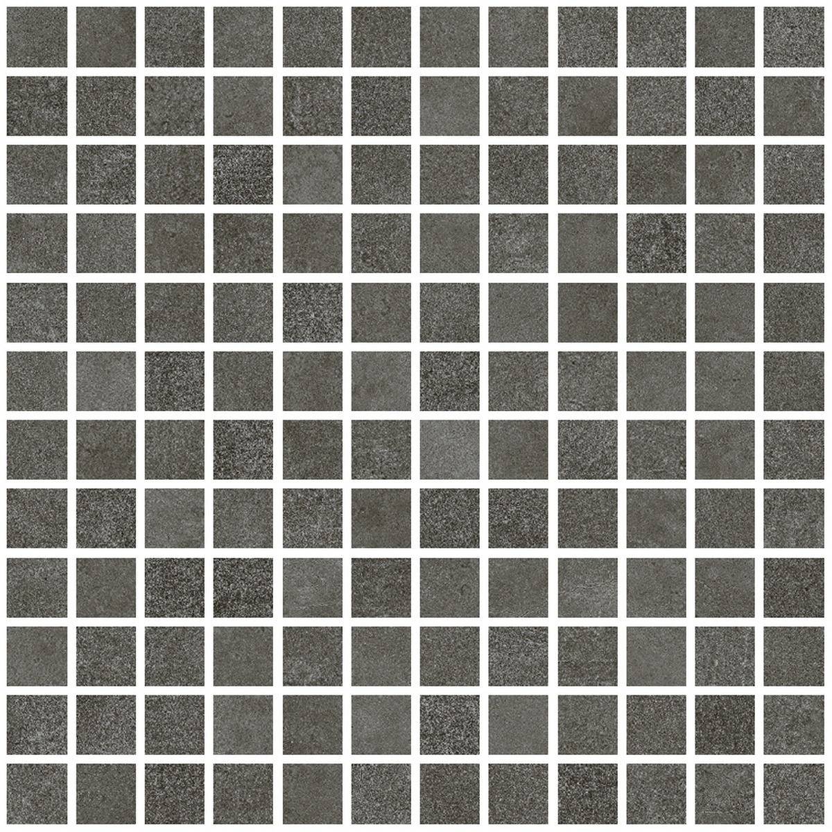 Керамическая плитка Керамогранит Floss  Mosaic 25 Graphite 30x30 / коллекция Floss / производитель Living Ceramics / страна Испания