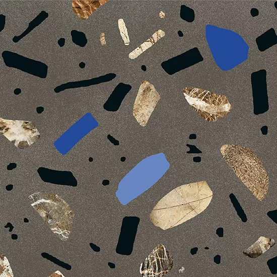 Керамогранит GHX600R КерГранит FIO GHIAIA MAXI GRAFITE RET 60x60 см / коллекция FIO Ghiaia FIORANESE / производитель FIORANESE / страна Италия