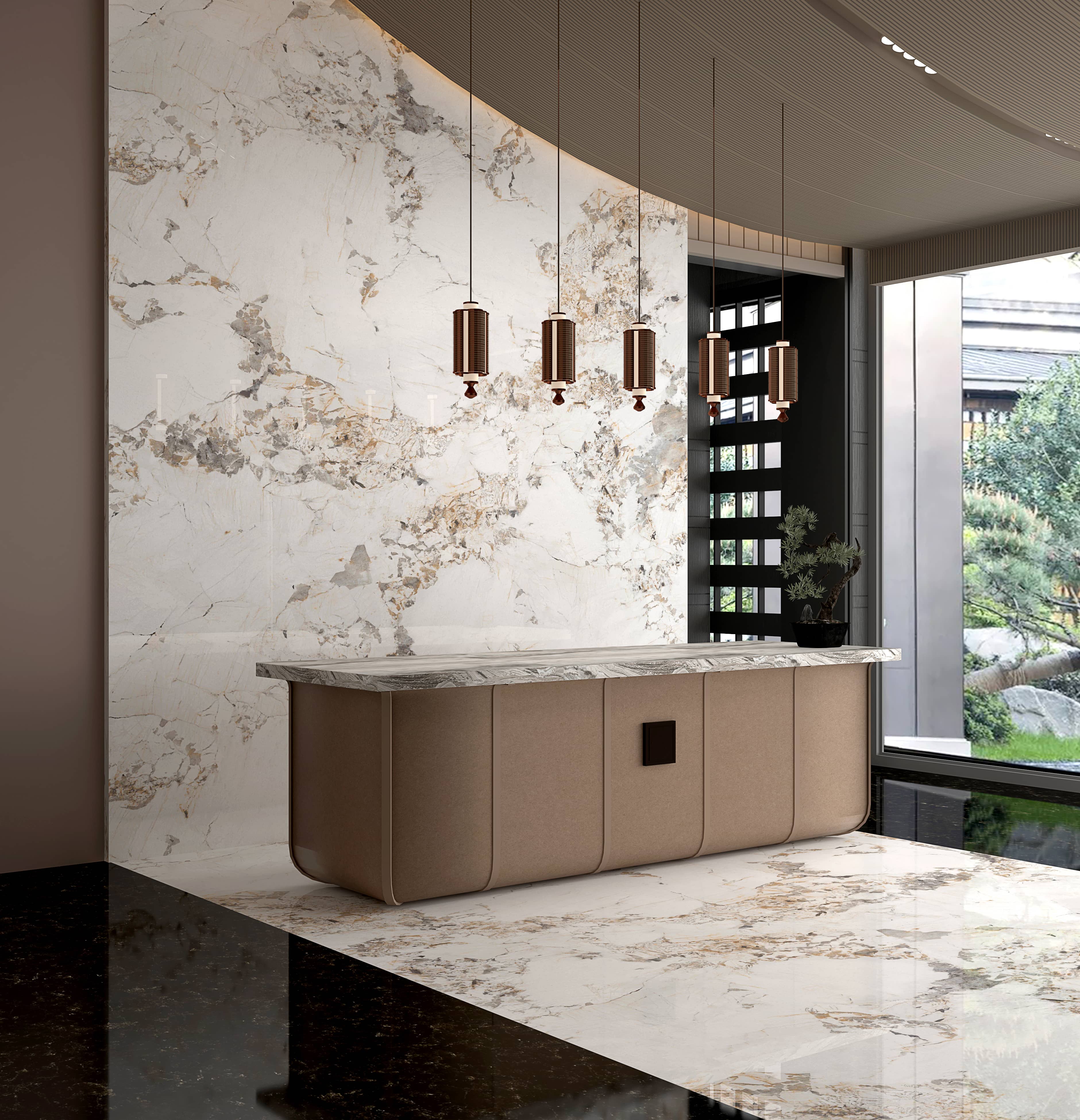 Керамогранит Керамогранит Jade Emperor Peak 120 х 240 Полированный / коллекция Atlas Wide / производитель NT CERAMIC / страна 