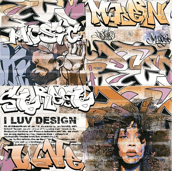 Керамогранит 6960-0002 Брикстори Панно 2 30х60 (комп/2шт) / коллекция Брикстори LASSELSBERGER / производитель LB-CERAMICS / страна Россия