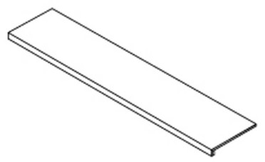 Керамогранит 620070002723 Ступень фронтальная RINASCENTE RESIN SMOKE SCAL FRONT 33x80 см / коллекция RINASCENTE RESIN Atlas Concorde Rus / производитель Atlas Concorde Russia / страна Россия