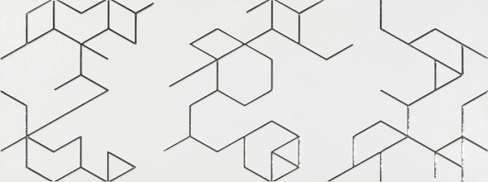 Керамическая плитка Dec. Polygon blanco 25*65 / коллекция CLARITY / производитель Azulev / страна Испания