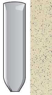 Керамическая плитка 8WAP Спецэлемент GRANIGLIATI BIANCO LASA ANGOLO INTERNO H10 см / коллекция GRANIGLIATI / производитель Atlas Concorde Italy / страна Италия