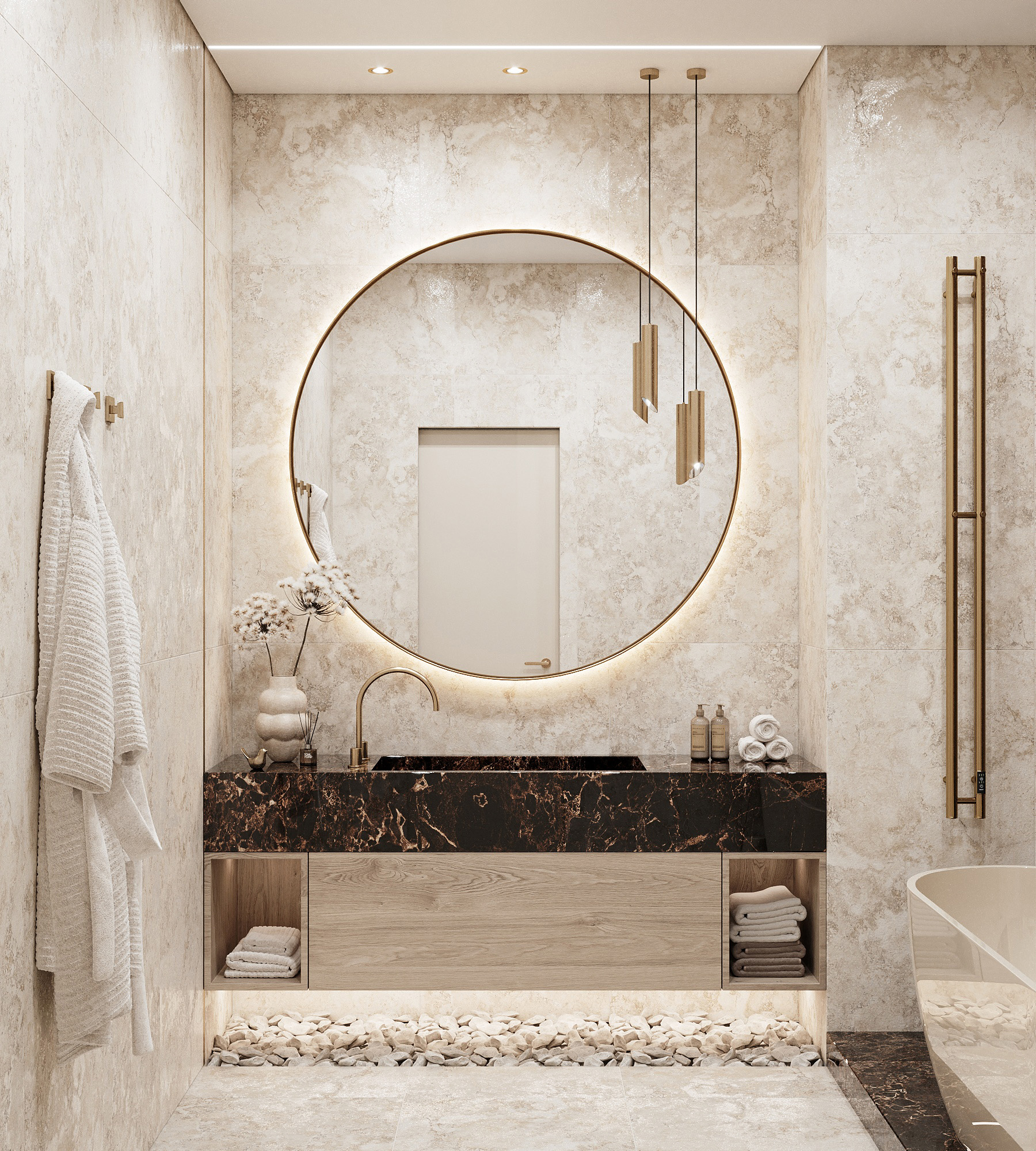 Керамогранит SEASTONE BEIGE / коллекция arcadiaceramica / производитель Arcadia Ceramica / страна Индия