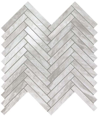Мозаика 9SHB Мозаика MARVEL STONE BARDIGLIO GREY HERRINGBONE WALL 30,5х30 см / коллекция MARVEL STONE / производитель Atlas Concorde Italy / страна 
