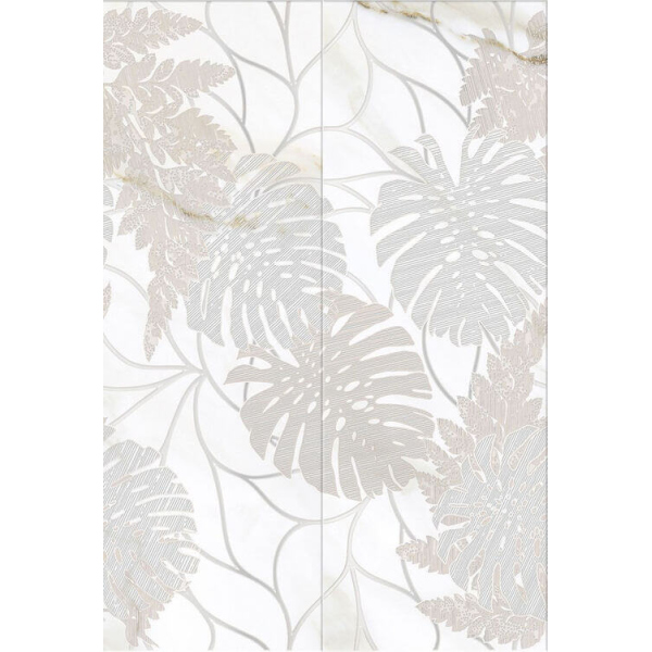 Керамогранит Панно 48,4*70 CALACATTA FERN  2 шт 1с / коллекция Calacatta / производитель Eletto Ceramic / страна Россия