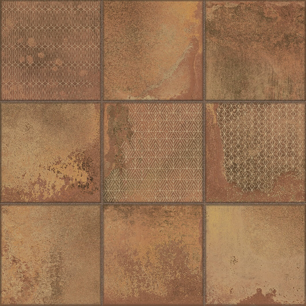 Керамогранит 45*45 KUBE CORA COBRE-D / коллекция Cora / производитель  / страна 