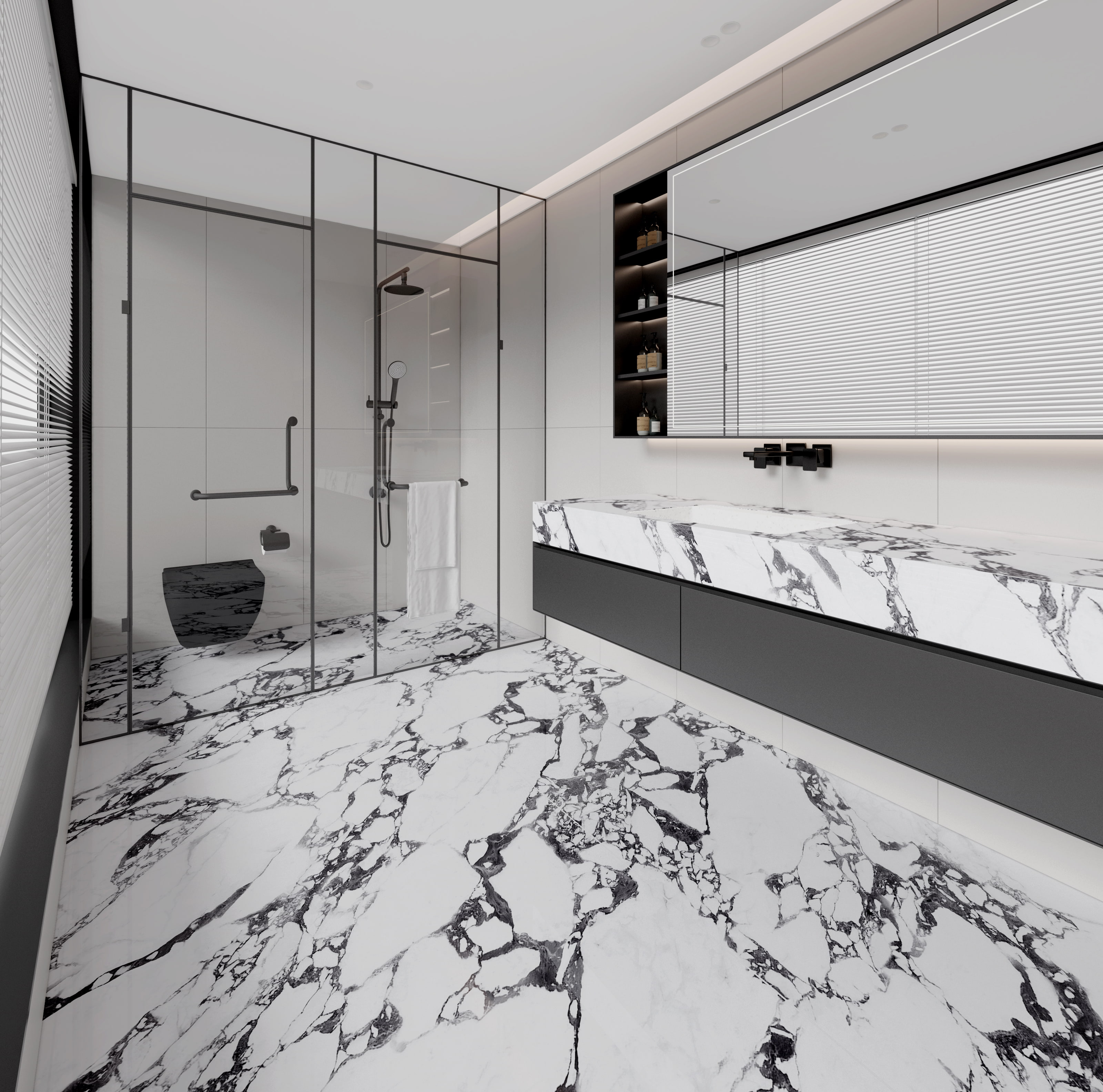 Керамогранит Керамогранит Tantai Jin Demon 120 х 240 Полированный / коллекция Atlas Wide / производитель NT CERAMIC / страна 