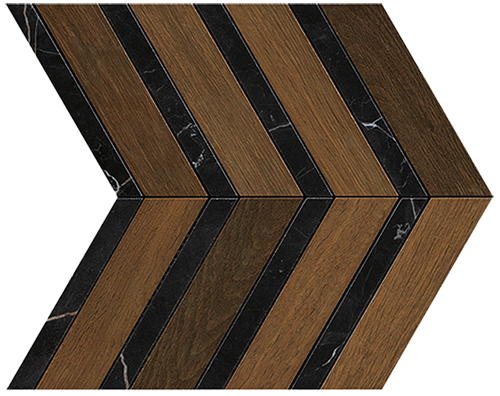 Мозаика Мозаика HEARTWOOD MOKA MARBLE CHEVRON, 29.4x28.7 (AOYI) / коллекция HEARTWOOD / производитель Atlas Concorde Italy / страна Италия
