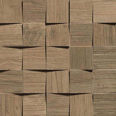 Мозаика AMV8 Мозаика AXI BROWN CHESTNUT MOSAICO 3D 35x35 см / коллекция AXI / производитель Atlas Concorde Italy / страна 