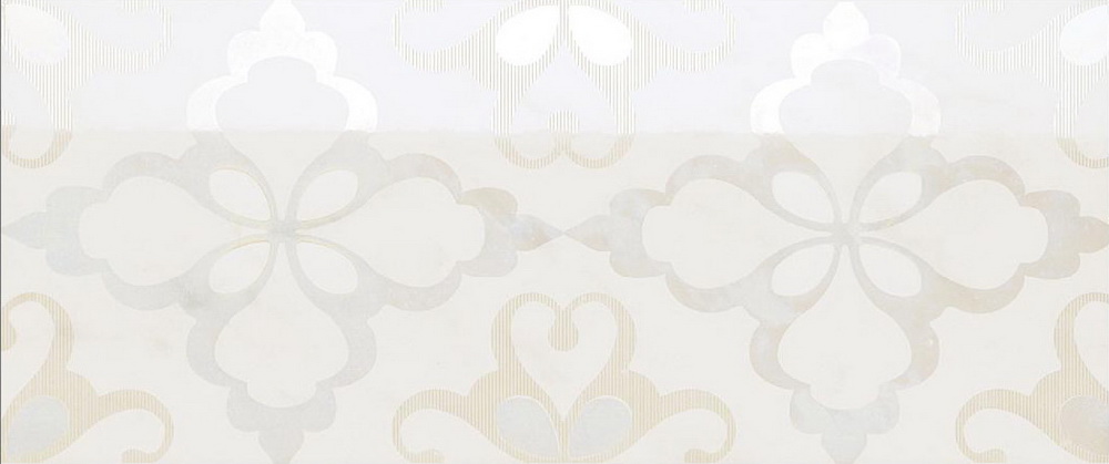 Керамическая плитка Декор Absolute Fascia Arabesco Statuario 25*59,1 / коллекция Absolute / производитель NovaBell / страна Италия