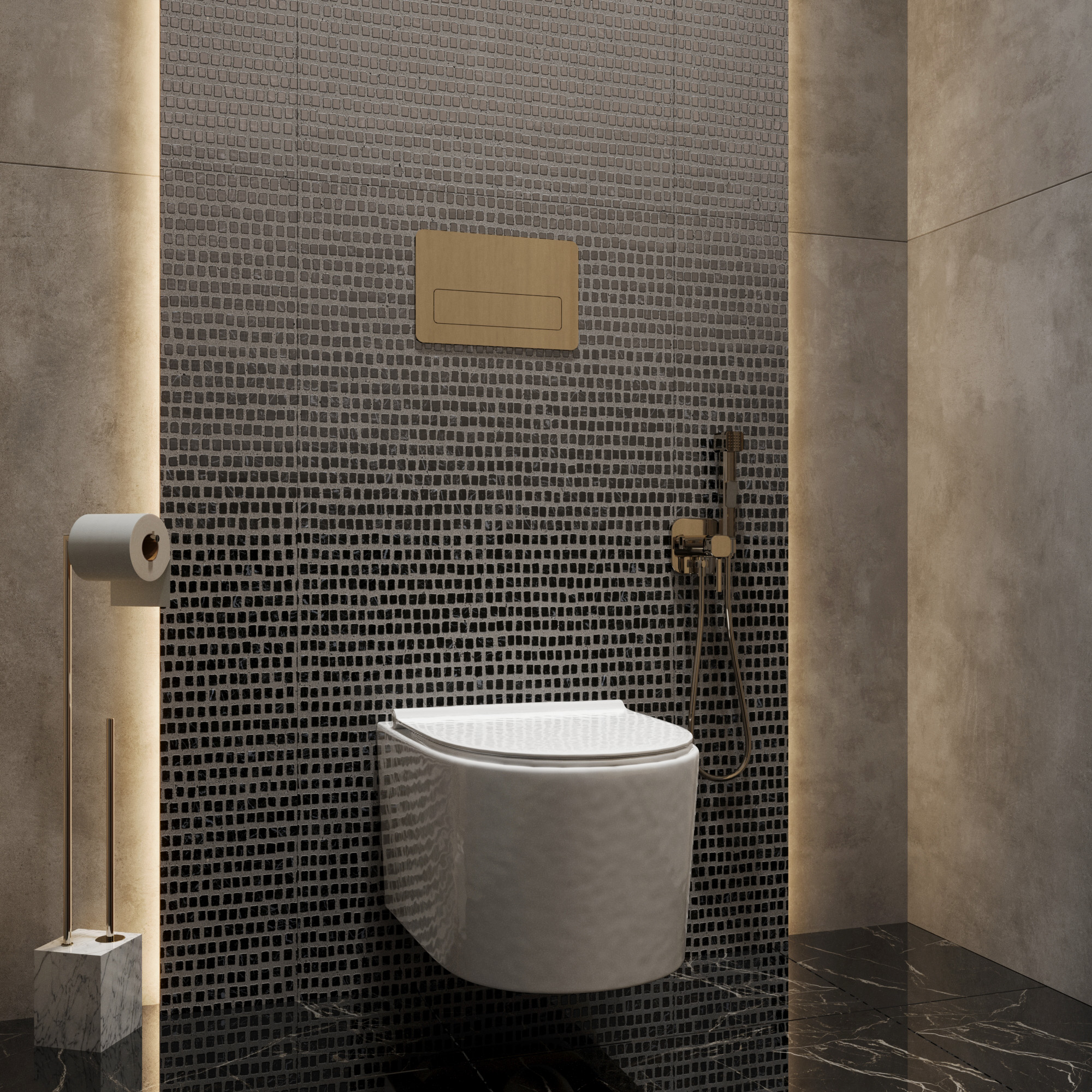 Керамогранит BIERZO BISAZZA BLACK / коллекция arcadiaceramica / производитель Creanza / страна Индия