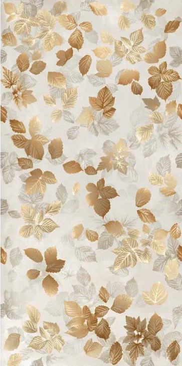 Керамогранит Natural Resine Decoro Foglie Panna 60х120 / коллекция NATURAL TERRE / производитель LA FENICE / страна Италия