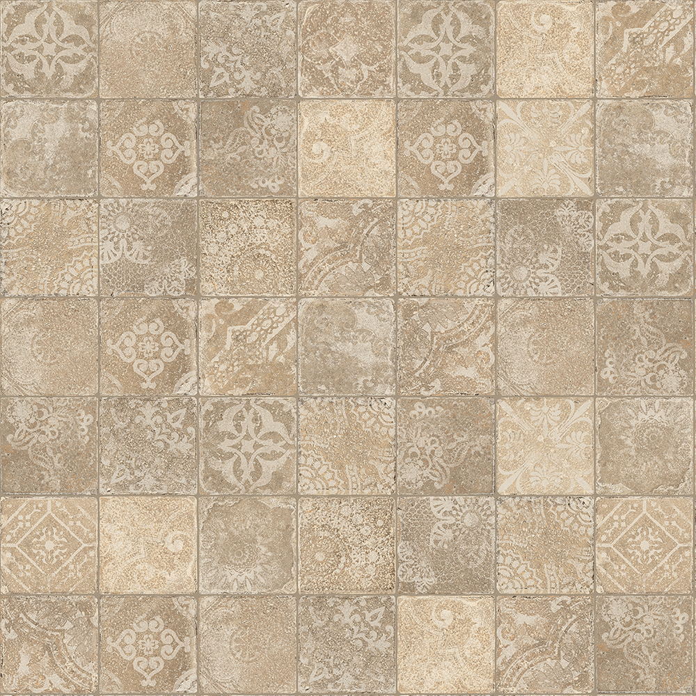 Керамогранит Керамическая плитка DEC.MIX POMPOSA ARGIL20X20 / коллекция POMPOSA ISLA / производитель ISLA / страна Италия