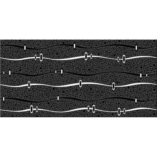 Керамогранит Декор ДЕФИЛЕ НЕРО геометрия 20,1х40,5 (13шт) / коллекция ДЕФИЛЕ 20,1х40,5 / производитель AZORI / страна Россия
