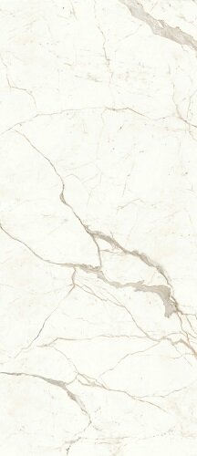 Керамогранит A4O6 КерГранит MARVEL SHINE CALACATTA PRESTIGIO SILK 120x278 см / коллекция MARVEL SHINE / производитель Atlas Concorde Italy / страна Италия
