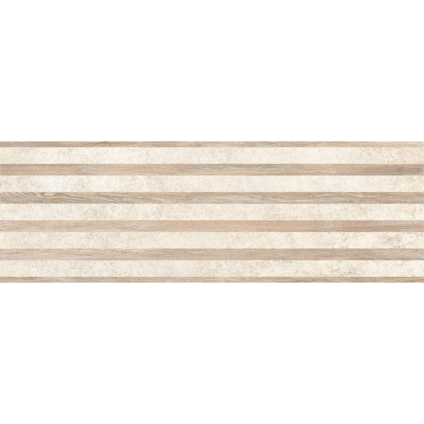 Керамогранит Плитка настенная Намиб 3Д бежевый 30х90 (1,35м2/48,6м2) / коллекция Намиб 30х90 / производитель Керамин / страна Беларусь