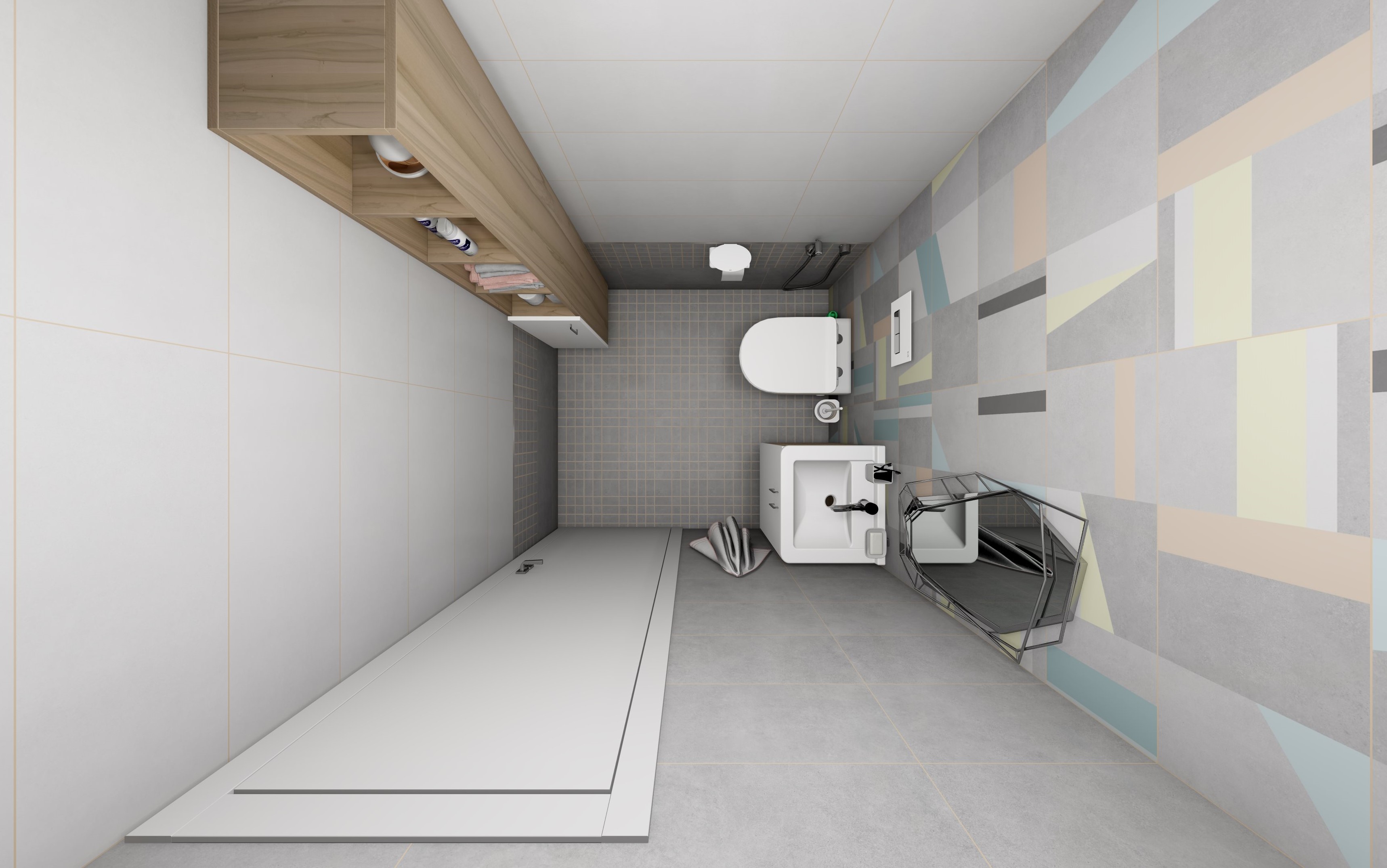 Наши дизайны №127 САНУЗЕЛ площадь 2,1 м2 / коллекция Наши дизайны / производитель  / страна 