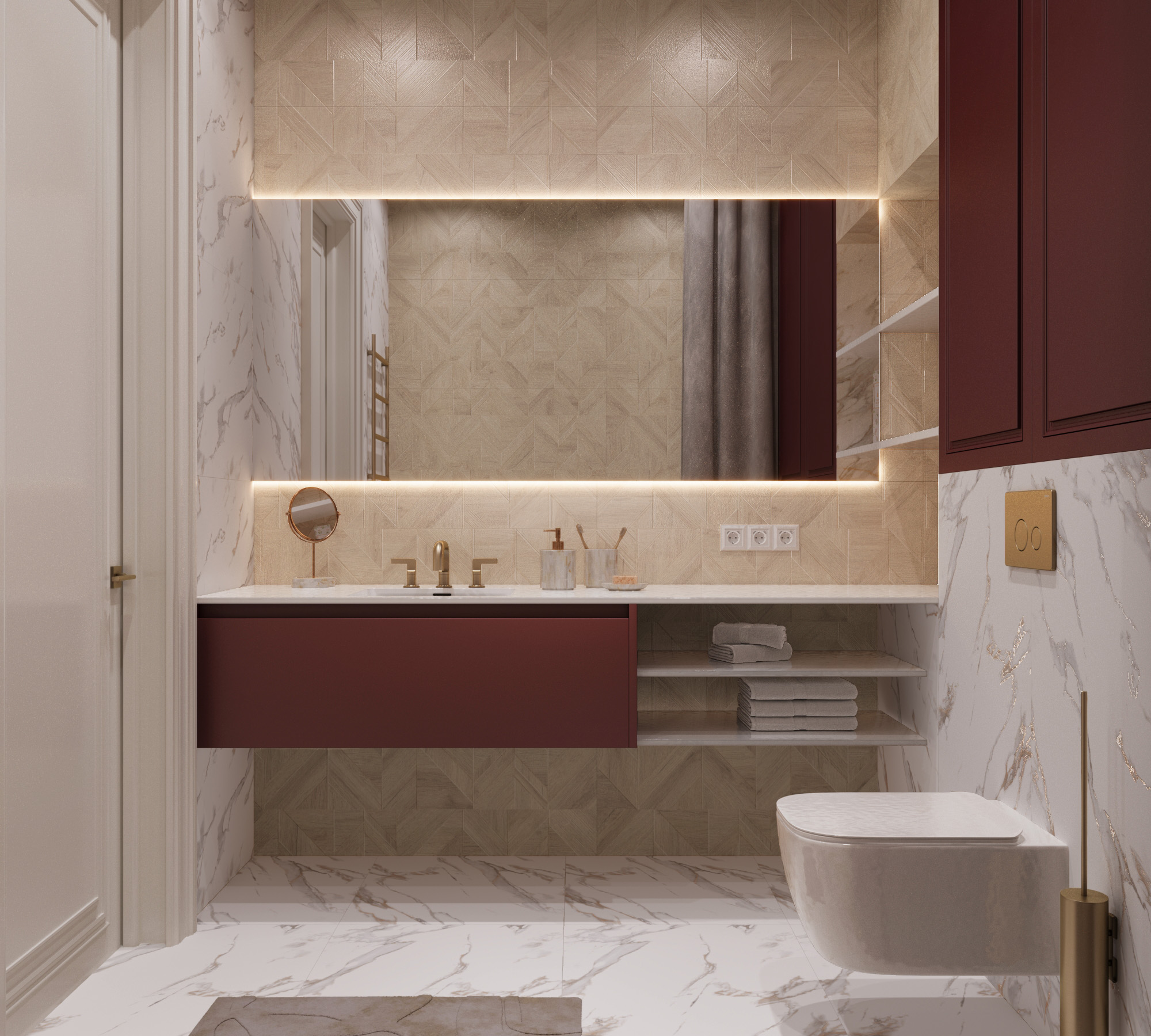 Керамогранит ROCKWOOD CREMA / коллекция arcadiaceramica / производитель Arcadia Ceramica / страна Индия