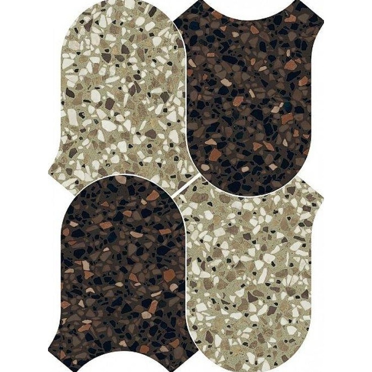 Мозаика 4101288 Мозаика CHICCO ONDA MOSAIC VERDECACAO 27x36,5 см / коллекция CHICCO / производитель 41ZERO42 / страна Италия