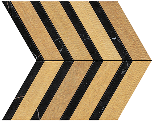 Керамогранит Мозаика HEARTWOOD MALT MARBLE CHEVRON,  9мм, 29.4x28.7 (AO3K) / коллекция HEARTWOOD / производитель Atlas Concorde Italy / страна Италия