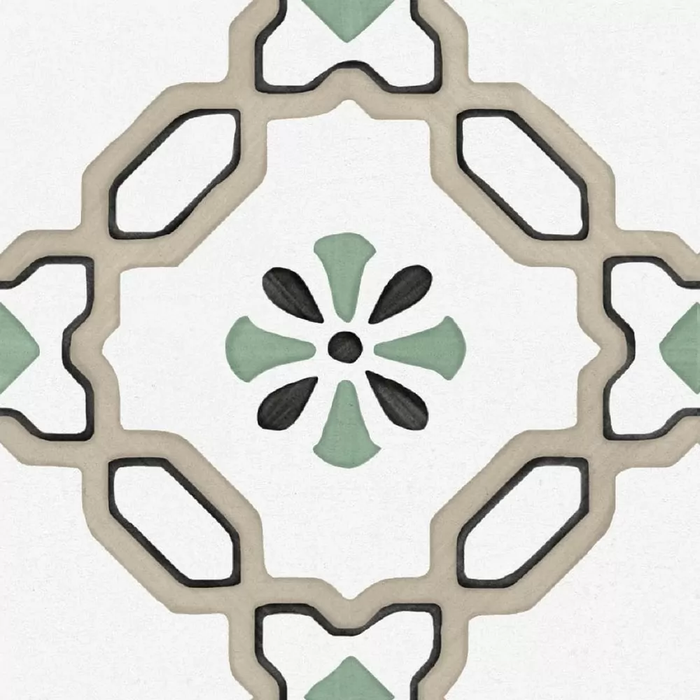 Керамогранит Ponza Lilly 200х200х8 Matt, керамогранит ENNFACE / коллекция PATTERN Ennface / производитель Ennface / страна Индия