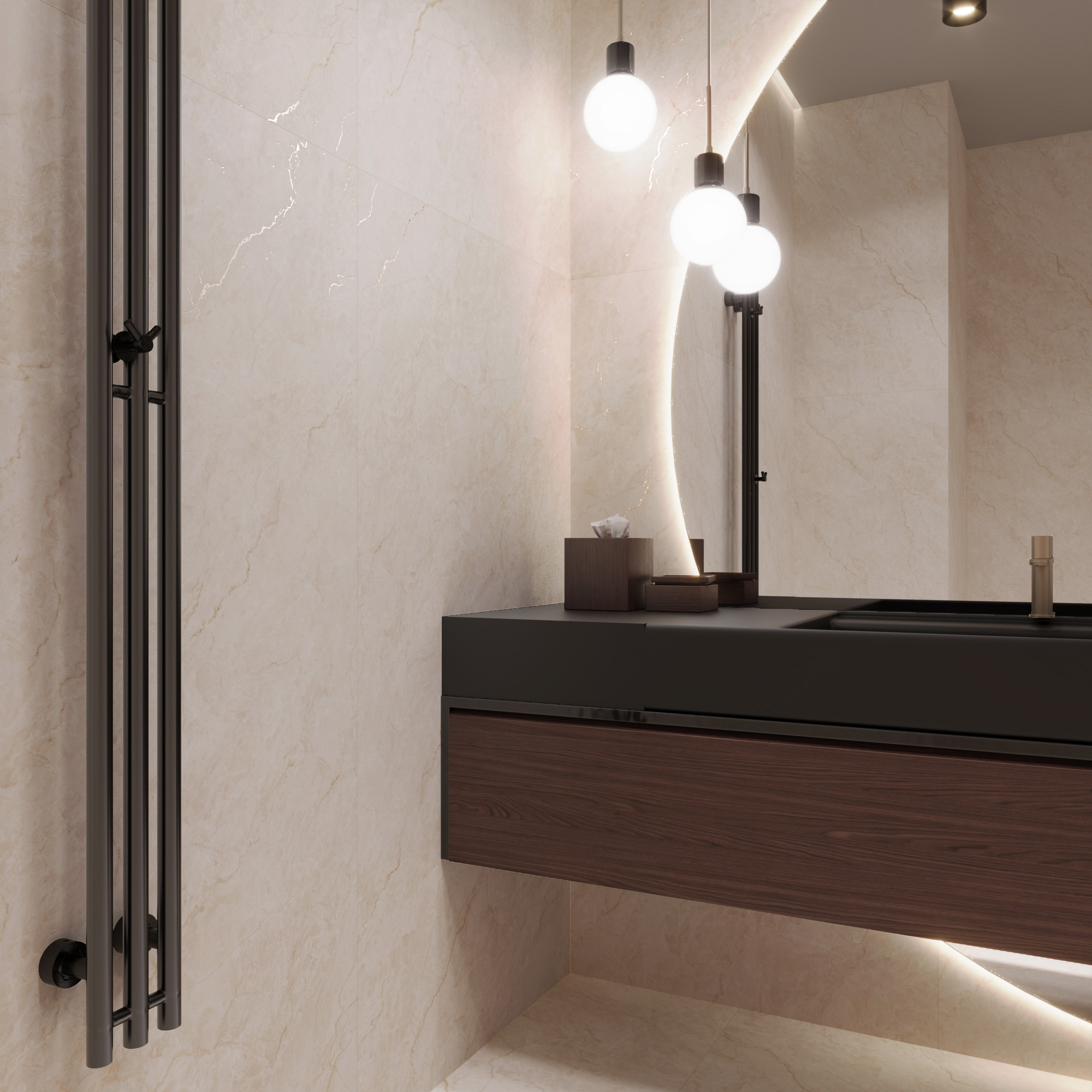 Керамогранит FERROL PEARL / коллекция arcadiaceramica / производитель Creanza / страна Индия